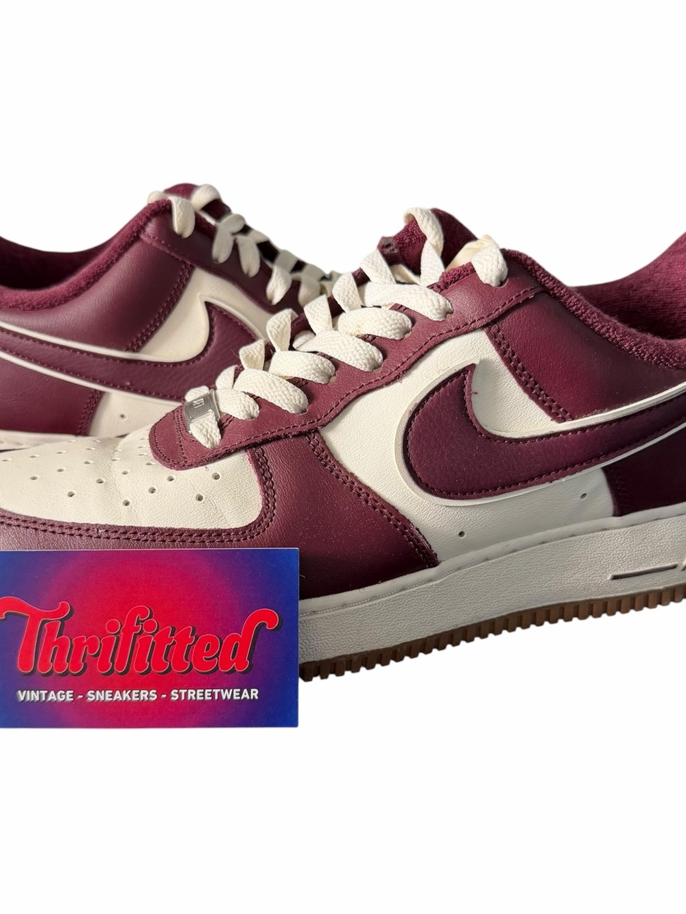 Nike Air Force 1 Low College Pack Night Maroon Size 10 DQ7659-102 Men’s Shoes OG